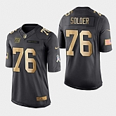Nike Giants 76 Nate Solder Anthracite Gold Salute to Service Limited Jersey Dyin,baseball caps,new era cap wholesale,wholesale hats